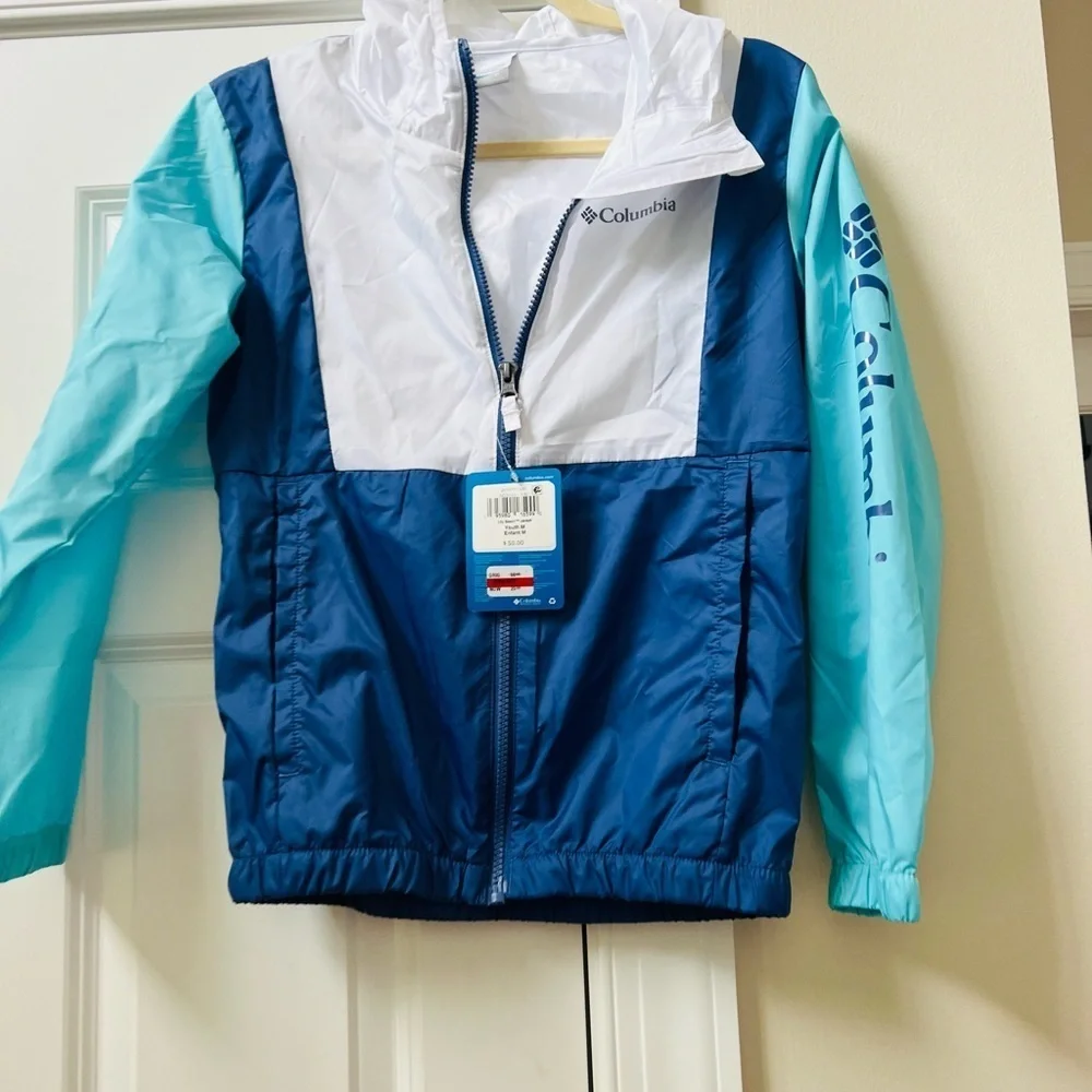 Columbia Two-Tone Blue and White Jacket